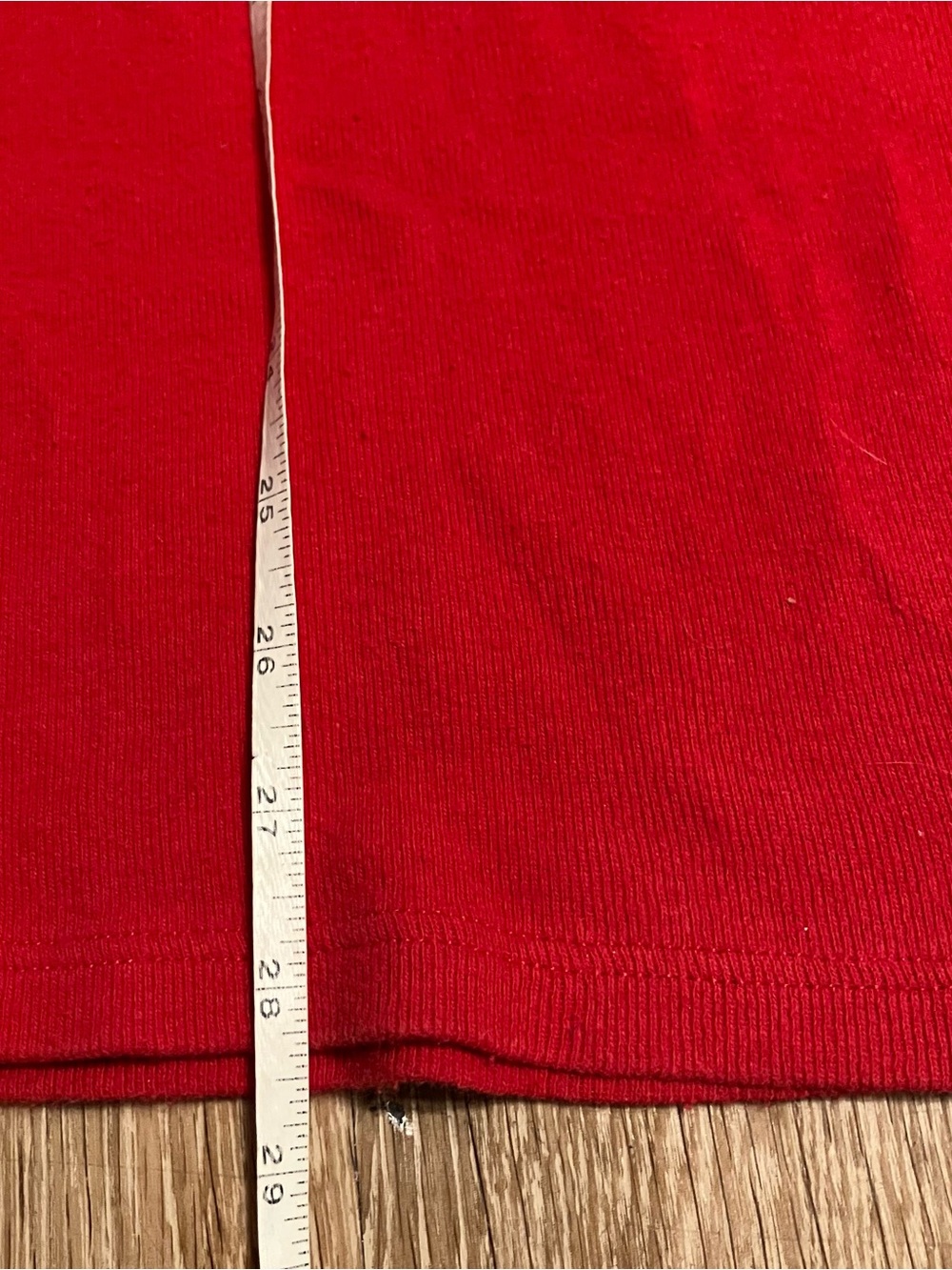 Vintage Duofold Henley Shirt Mens Large Red Long Sleeve Cotton Distressed - Picture 6 of 6